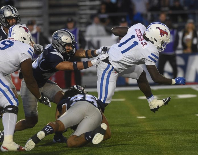 SMU (ACC) and BYU (Big 12) are new to their respective leagues. Who are the announcers when they play each other Friday in a non-conference tilt?