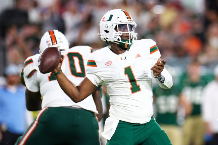 Can the Hokies slow down the Hurricanes, who have scored at least 40 points in every game? Here are the latest odds and a Virginia Tech vs. Miami prediction.