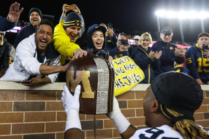 The Little Brown Jug, one of college football's oldest trophies, is always on the line when Minnesota plays Michigan in this storied rivalry.