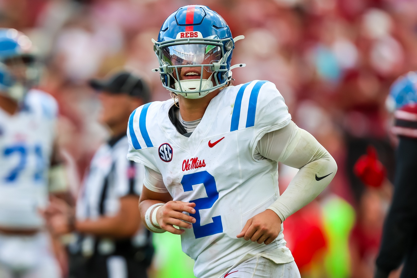 Ole Miss QB Jaxson Dart Info Hub: Stats, Highlights, Draft Outlook, NIL ...