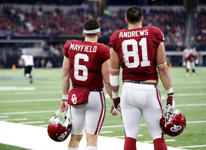 Best friends off the field, Baker Mayfield and Mark Andrews on-field success has been well documented, including that special 2017 season.