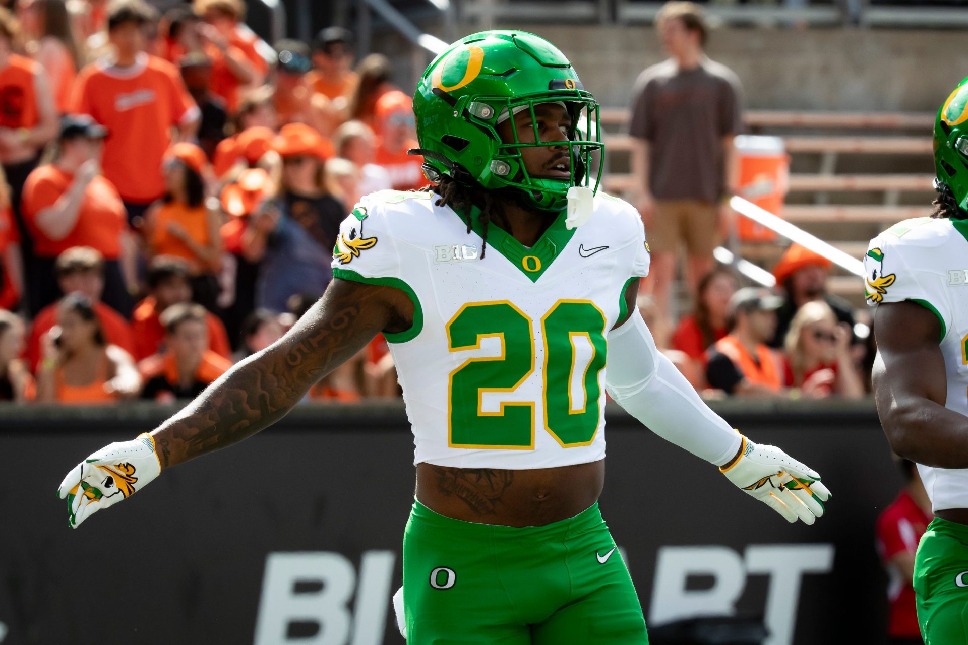 Everything you need to know about Oregon RB Jordan James, including his NFL player comparison, draft evaluation, NIL value, and more.