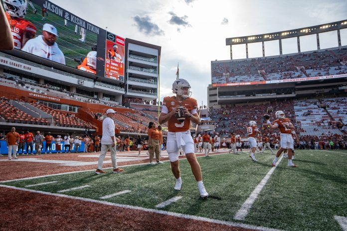 Everything you need to know about Texas QB Quinn Ewers for Week 7, including his up-to-date stats, injury updates, draft status, and more.