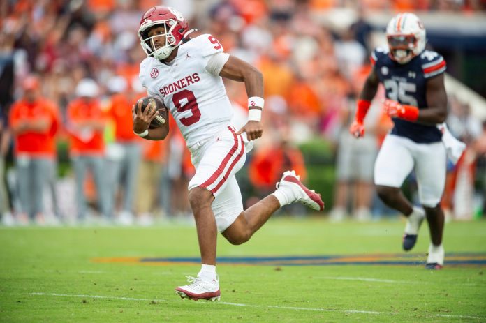 Everything you need to know about Oklahoma QB Michael Hawkins Jr., including his status for the Sooners, stats, highlights, NIL valuations, and more.