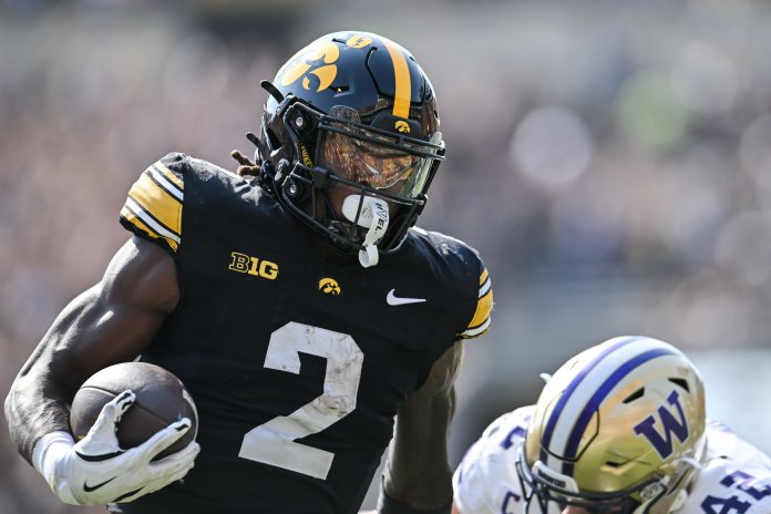 Our Northwestern vs. Iowa prediction centers on whether the Wildcats can contain standout Hawkeyes running back Kaleb Johnson in Week 9.