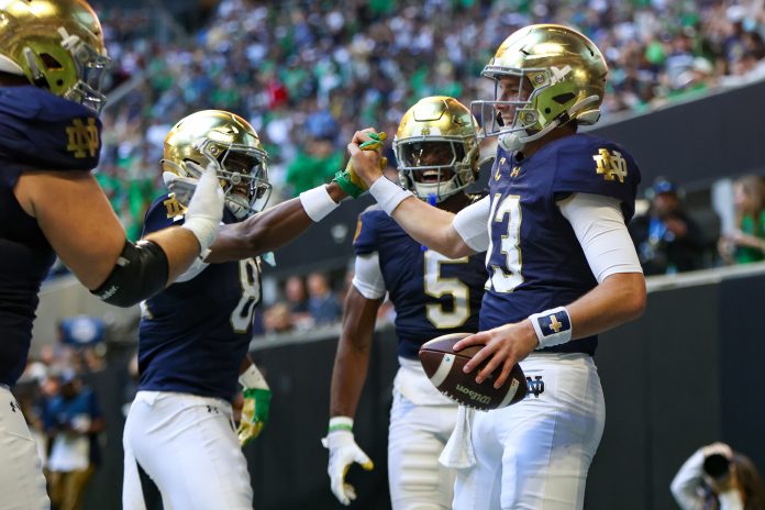 Prepare for a rivalry showdown between the Fighting Irish and the Midshipmen—one of Week 9’s must-watch matchups—with our Notre Dame vs. Navy prediction.