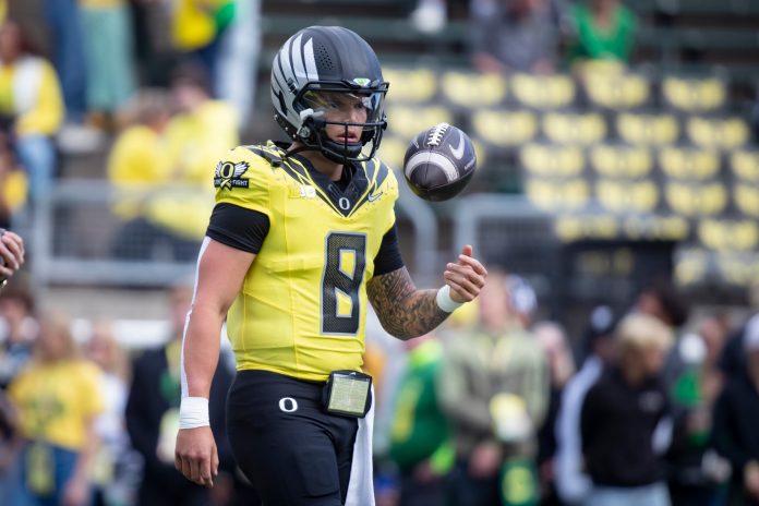 A win on Saturday would boost the Ducks' chances of an undefeated season to over 75%. See if we think they'll pull it off in this Oregon vs. Michigan prediction.