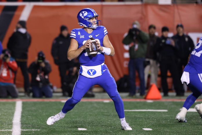 Can the Jayhawks upset the Cougars or will BYU keep their unbeaten streak intact? Our Kansas vs. BYU prediction breaks down Week 12's late compelling showdowns.