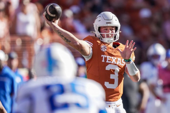 Quinn Ewers suffered an injury to his ankle in Week 13, and as the week has progressed, his status for Texas' game against Texas A&M has dwindled.