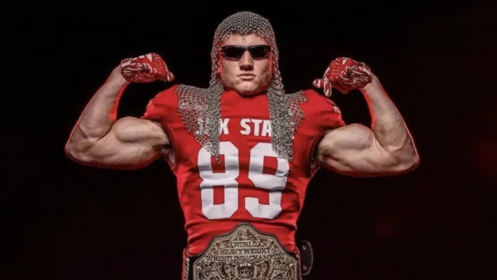 Jacksonville State WR Brock Rechsteiner apparently has his future all mapped out -- following in his father's footsteps as a potential WWE Hall of Famer.