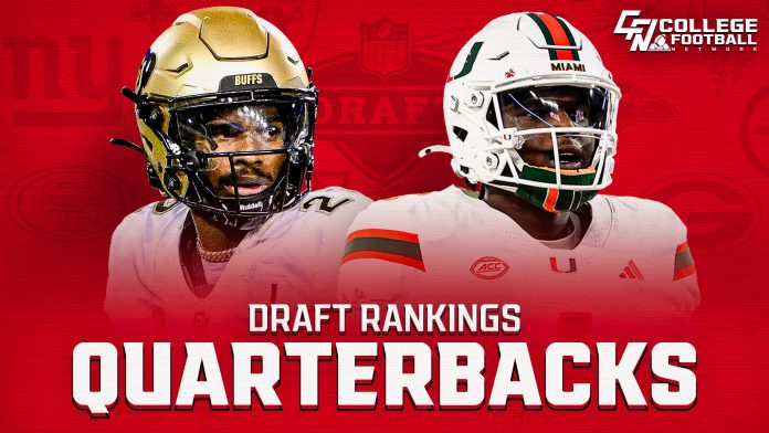 2025 NFL Draft QB Rankings: Is Cam Ward or Shedeur Sanders QB1?