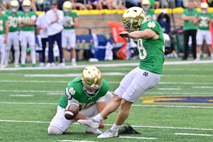 'That Was Huge' - Marcus Freeman Praises Notre Dame Kicker Mitch Jeter Ahead of Sugar Bowl Showdown