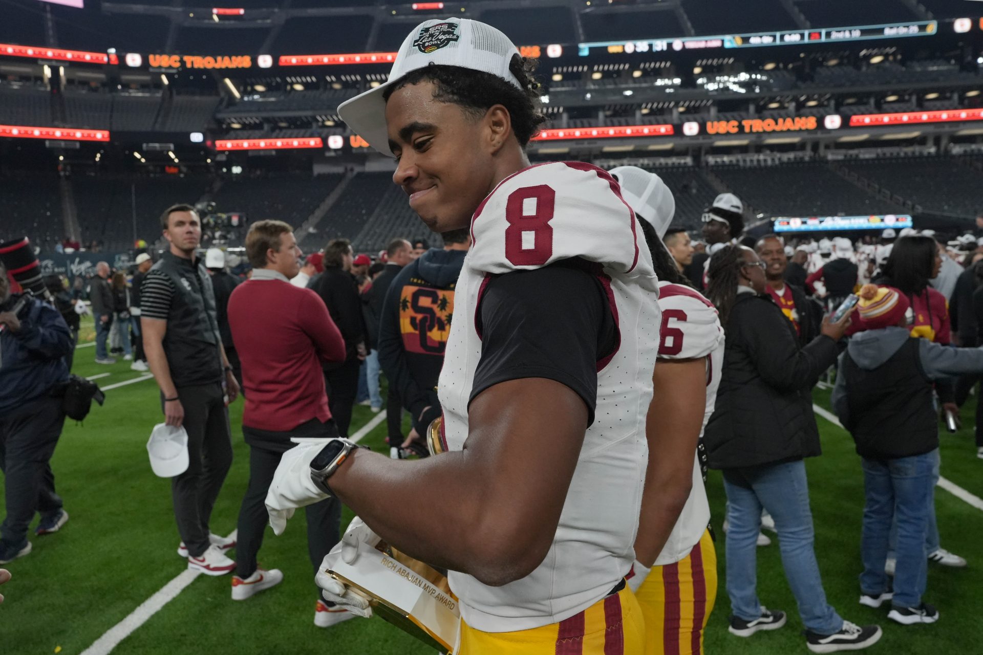 Ja’kobi Lane’s electrifying performance in the Las Vegas Bowl has USC fans buzzing, leaving the college football world thoroughly entertained.