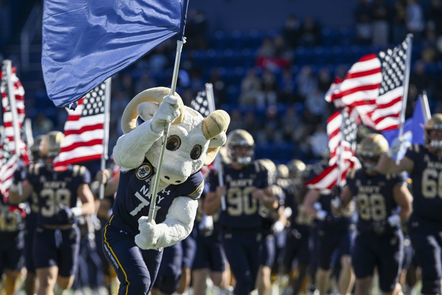 Navy Football Honors the 'Jolly Rogers' With Special 'Fear the Bones