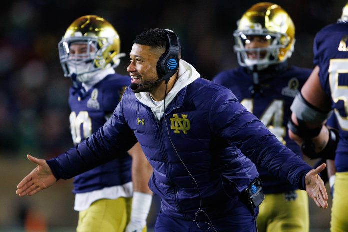 Notre Dame Head Coach Marcus Freeman Wins Dodd Trophy Coach of Year Award Before Sugar Bowl Showdown