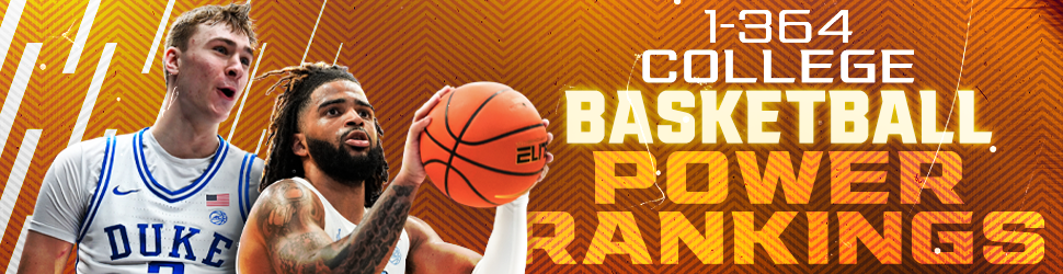 college basketball power rankings from 1 to 364