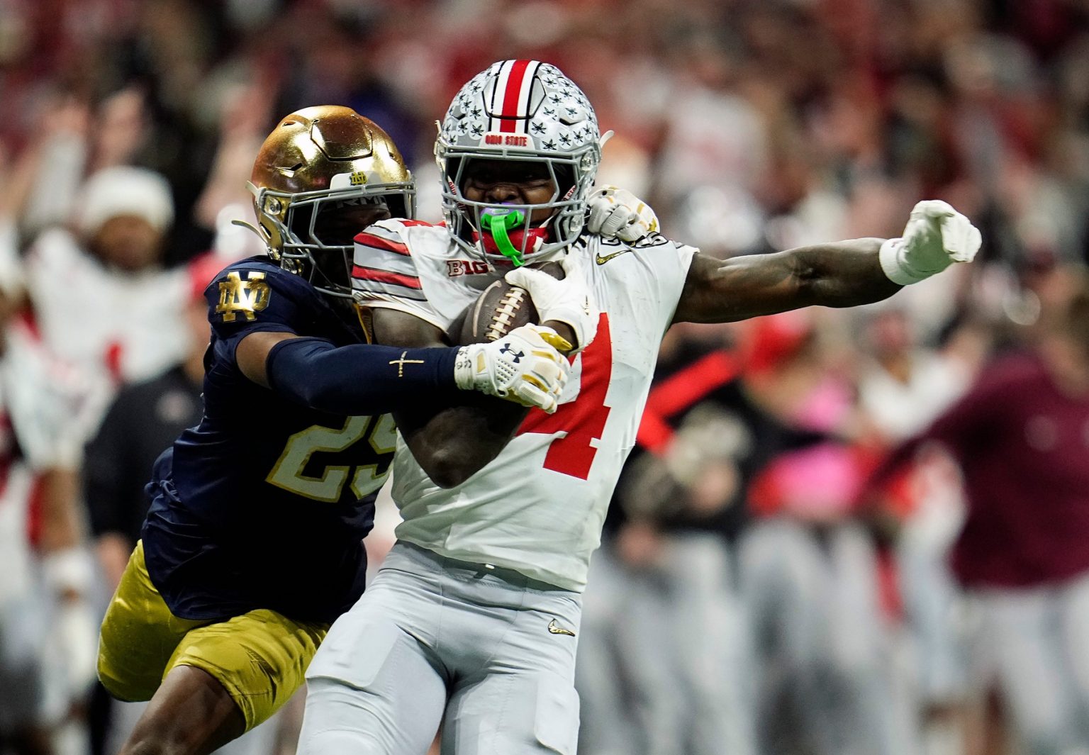 Jeremiah Smith Claps Back at Notre Dame Fan After Ohio State