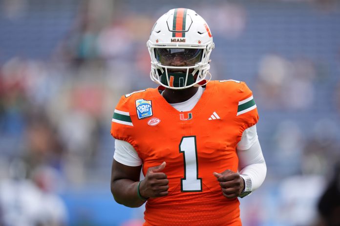 ‘He Can Make Every Throw’ - Former NFL QB Tabs Miami Hurricanes QB Cam Ward As First Overall NFL Draft Pick