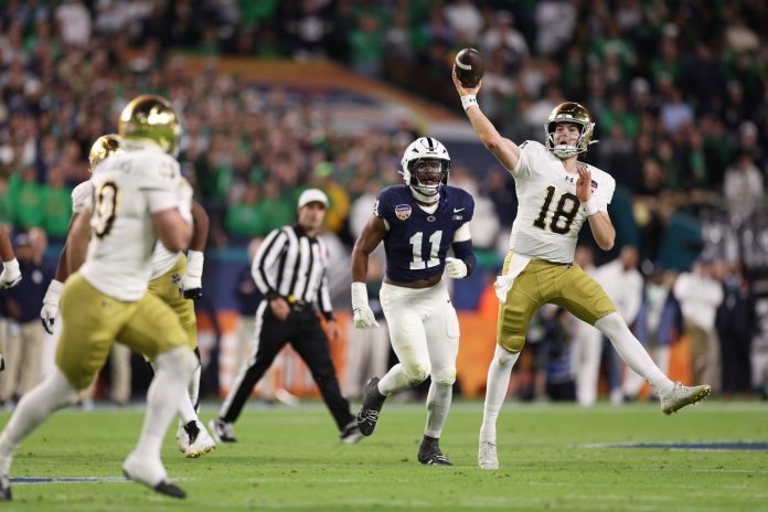 Steve Angeli Breathes Life Into the Notre Dame Offense In Relief of Riley Leonard