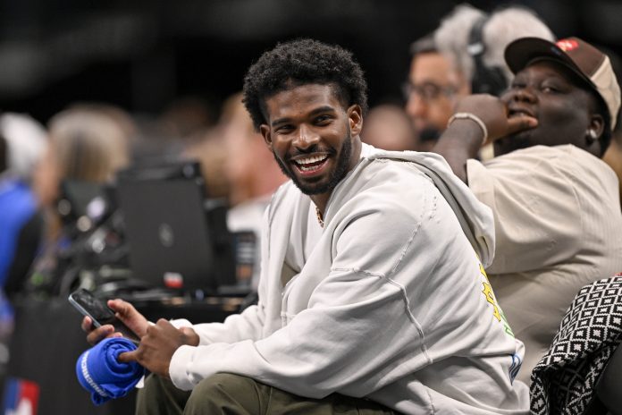 Colorado QB Shedeur Sanders and Miami QB Cam Ward recently got the chance to ask a Giants fan who they would select in the NFL Draft between the two stars.