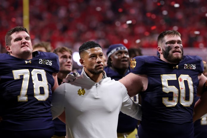 Notre Dame head coach Marcus Freeman candidly addresses the critical mistakes that cost the Irish in the CFP National Championship.