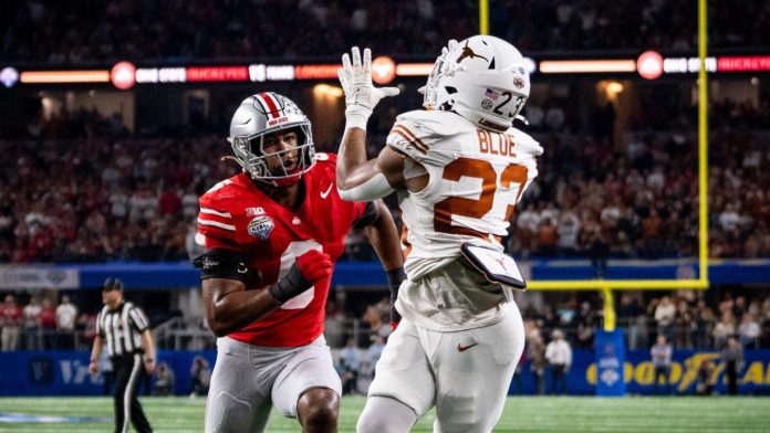 Texas Longhorns RB Jaydon Blue declared for the 2025 NFL Draft, but he's just another member of a chugging Texas RB machine.