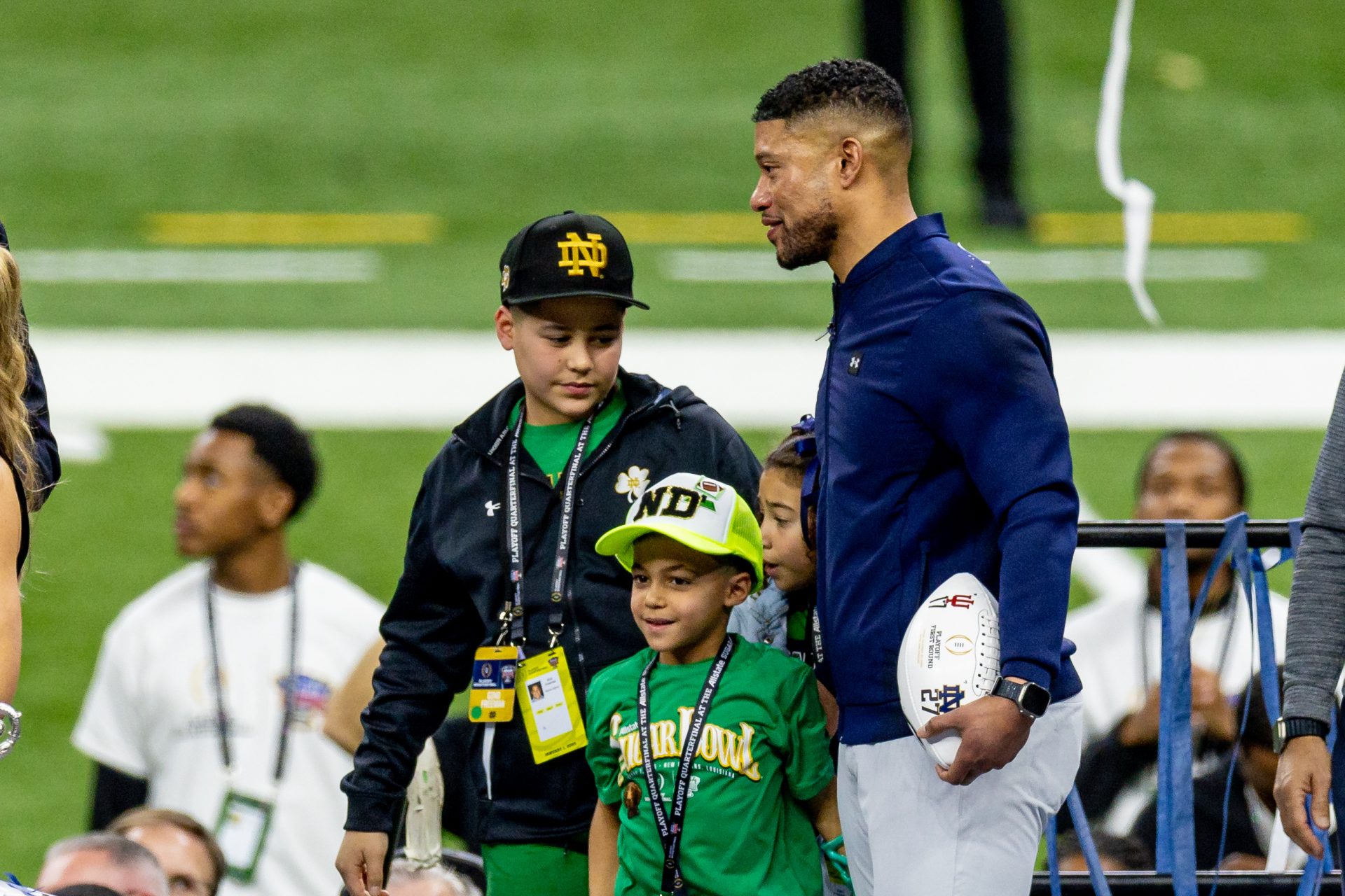 Notre Dame Fighting Irish head coach Marcus Freeman's recent comments gained attention and praise from the football community.