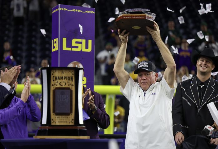 Analyst Josh Pate sees LSU as a prime contender in 2025, citing strong recruiting and Brian Kelly’s coaching prowess. Can the Tigers break through next season?