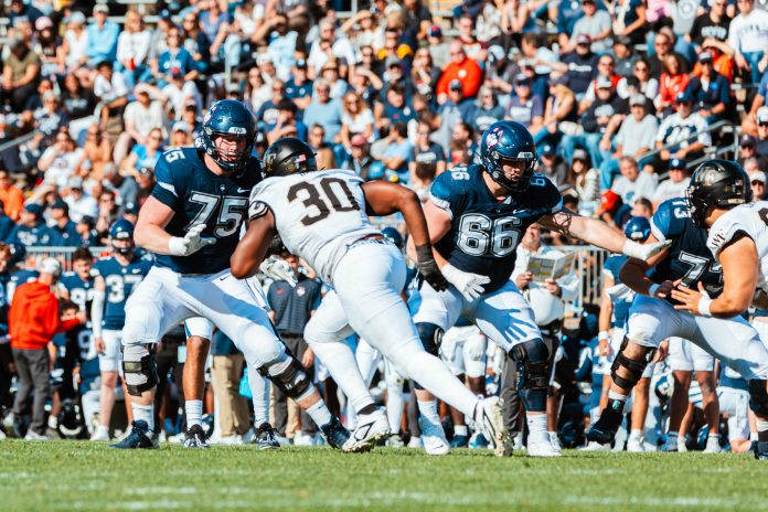 Our Chase Lundt scouting report looks at the UConn Huskies' dynamic right tackle. Where could he go in the 2025 NFL Draft?