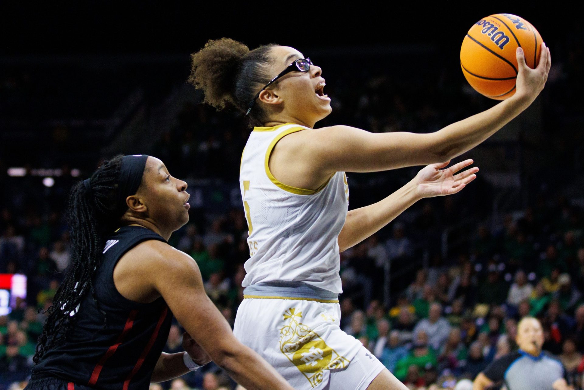 Notre Dame's backcourt of Hannah Hidalgo and Olivia Miles has draw rave reviews following several dominant on-court performances.