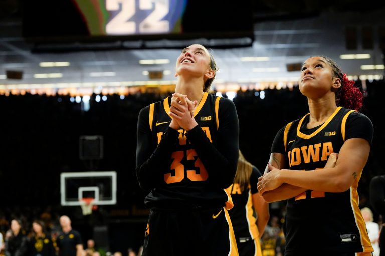 Iowa's Lucy Olsen shares family photo after OT loss to Ohio State, staying optimistic ahead of the Hawkeyes' Sunday matchup vs. No. 3 UCLA.