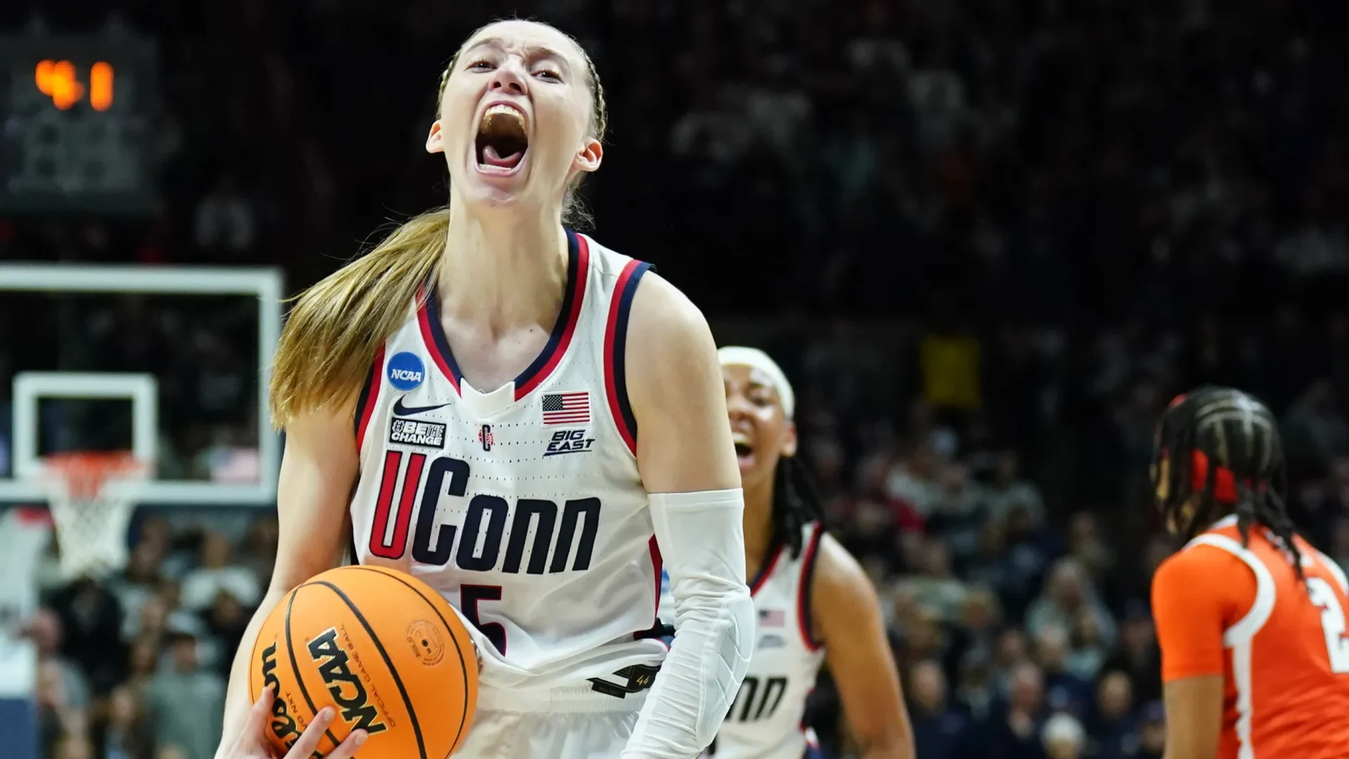Paige Bueckers is still eyeing a potential berth in the NCAA Tournament, but still had time to confirm her professional plans following UConn's latest outing.