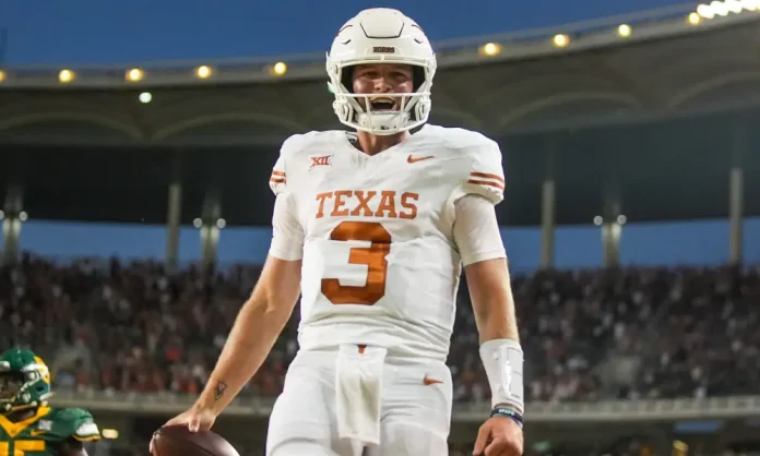 Quinn Ewers improved in each year while at Texas, but one specific analyst believes the Longhorns' fanbase was let down by his performances.