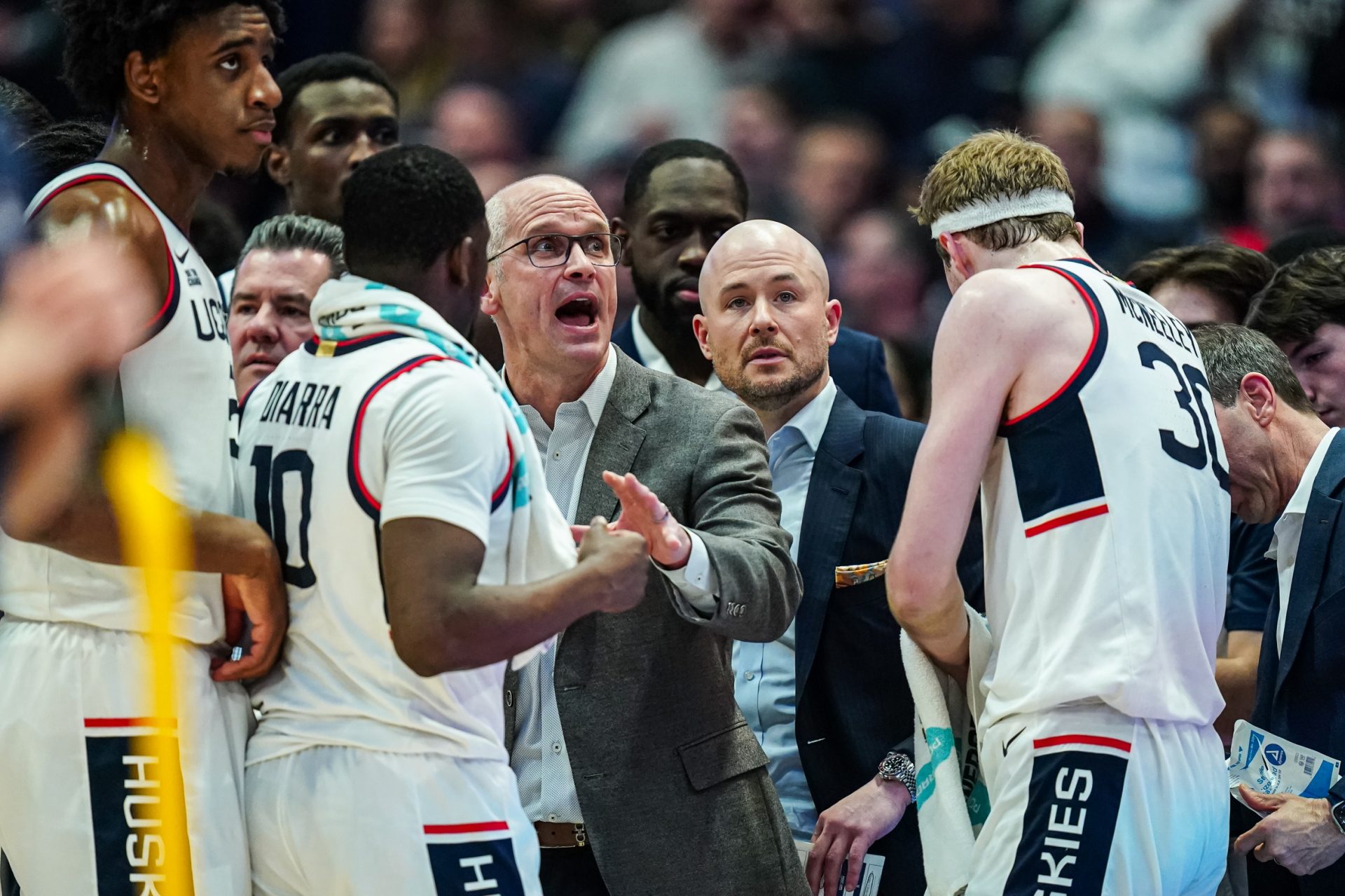 Dan Hurley broke down UConn’s epic 14-point comeback win over Villanova. From key adjustments to standout performances, here’s everything he had to say.