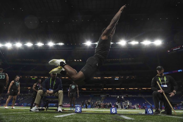 Take a look at the most dominant performances in NFL Scouting Combine history as the 2025 prospects gear up and prepare to leave their mark.