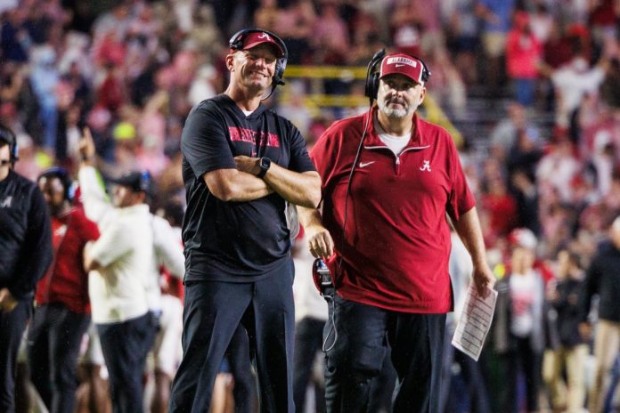 Alabama Crimson Tide Head Coach Kalen DeBoer gets real about the revenue-sharing model heading into the 2025 college football season.