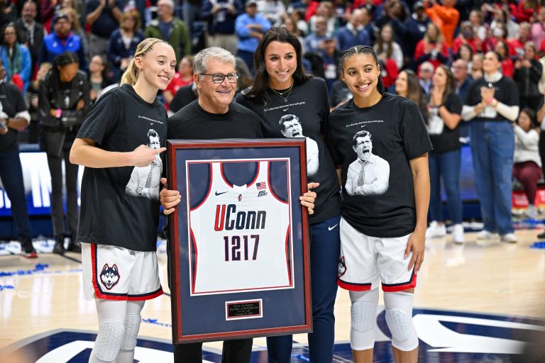 Fans react to UConn coach Geno Auriemma's relationships with his players following the team's massive win over South Carolina.