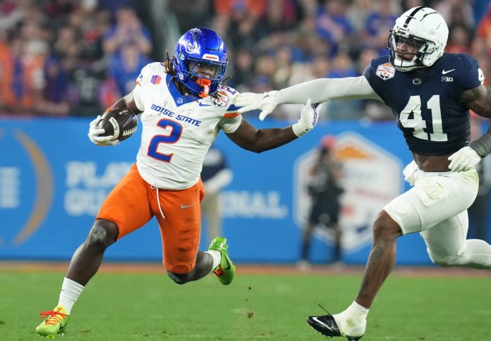 Boise State RB Ashton Jeanty is projected to go sixth overall to the Las Vegas Raiders in the 2025 NFL Draft. Who are scouts comparing him to?