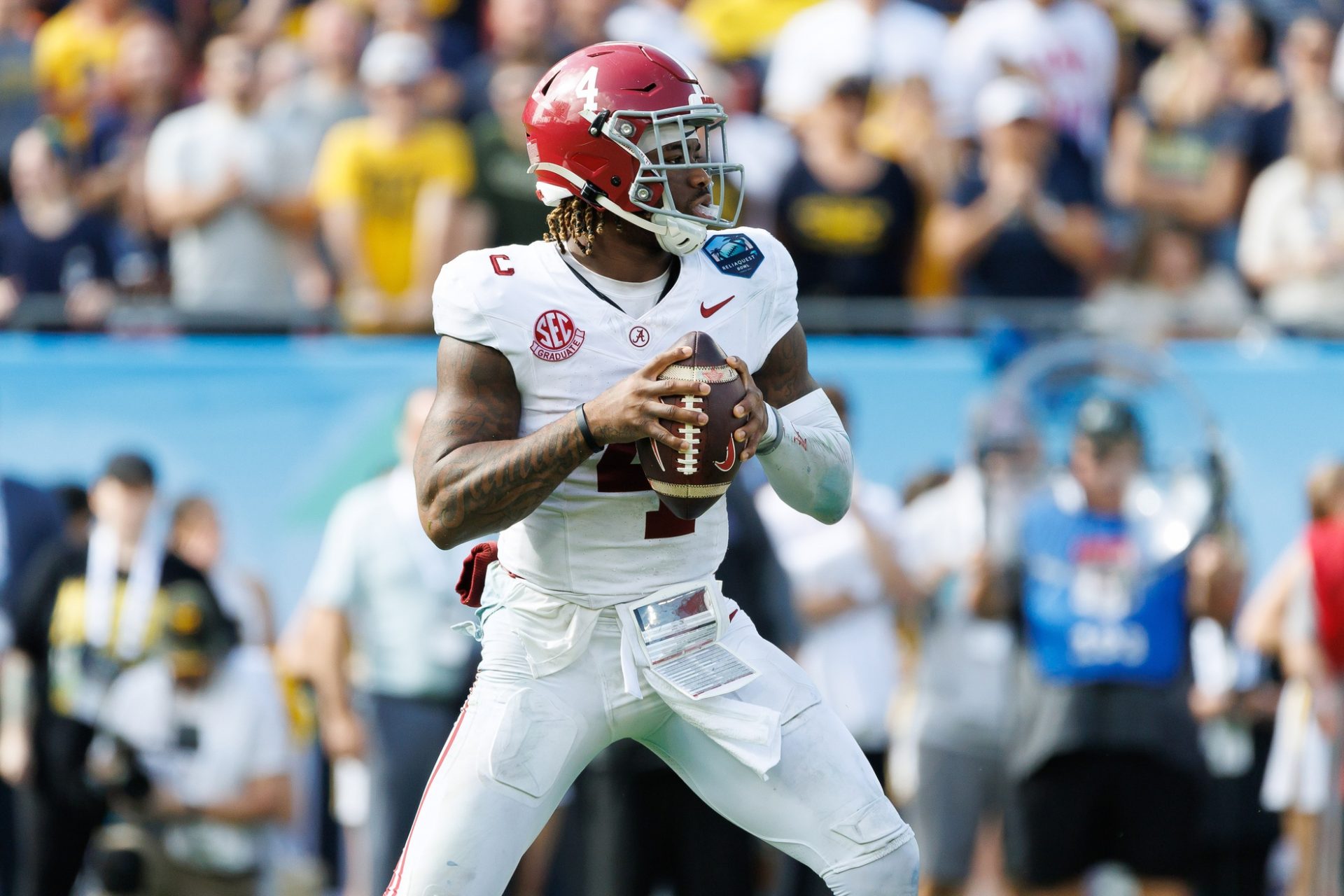 Every year, multiple players stick out as winners of the NFL Scouting Combine. Who might that be this year?