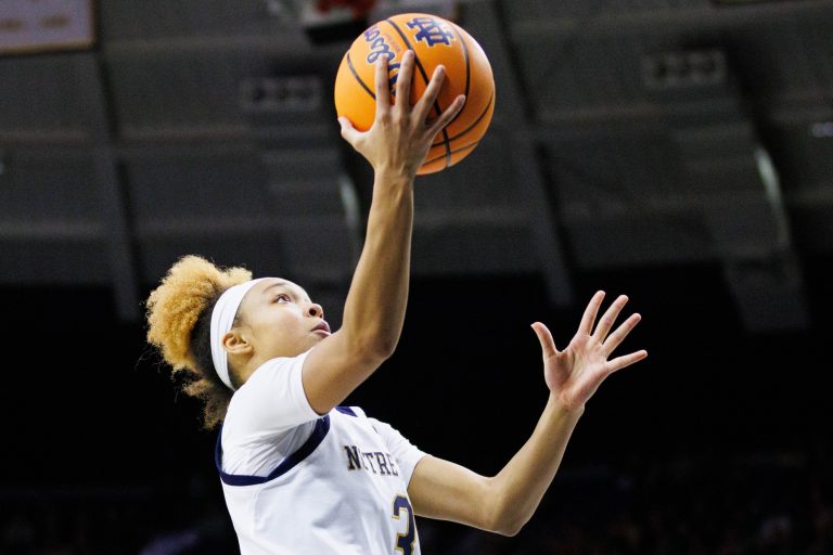 Notre Dame guard Hannah Hidalgo's record-breaking performance has fans debating whether she is the best sophomore in college basketball.