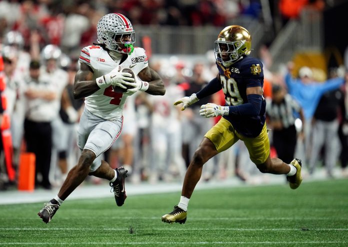 Ryan Day shares how Ohio State's trust in WR Jeremiah Smith paid off on his clutch 56-yard fourth-quarter catch that secured the national title.