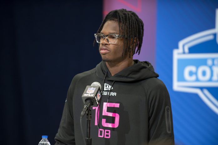 Travis Hunter steals the show at the 2025 NFL Combine, gaining enormous media attention as he talks about his dual-role potential in the NFL.