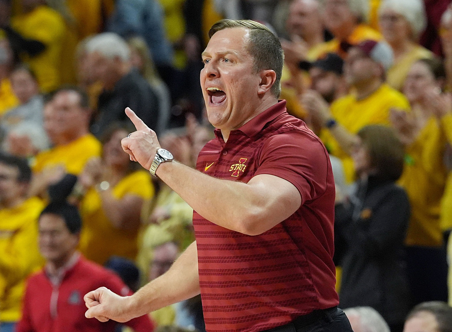 Iowa State coach T.J. Otzelberger earned $3.5 million in total pay, which ranks eighth in the Big 12 among public schools, though his $29 million buyout leads the conference.