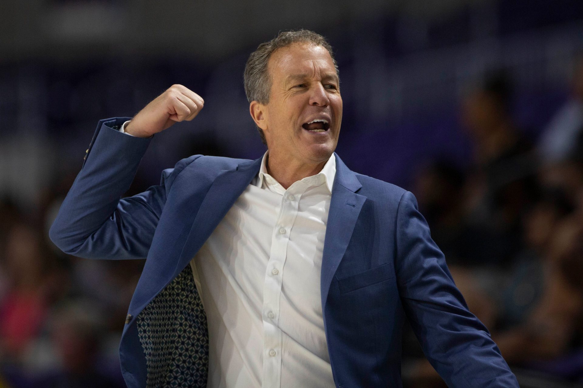 Montverde Academy's head coach Kevin Boyle reacts during the GEICO Nationals quarterfinal