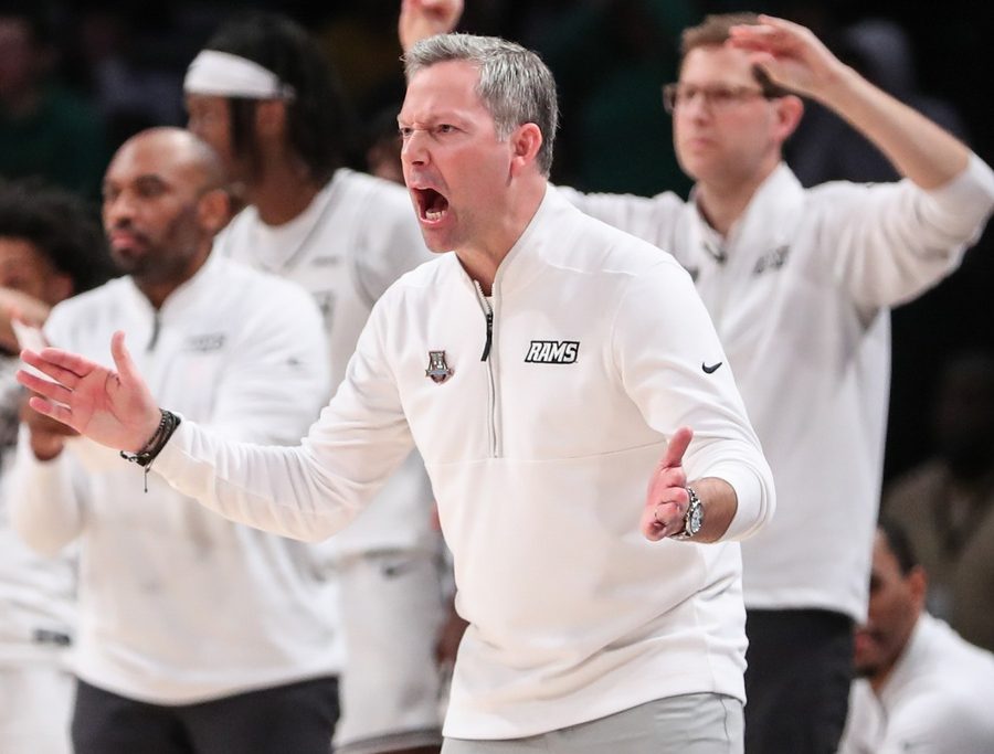 Virginia Commonwealth Rams head coach Ryan Odom at Barclays Center.