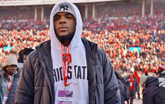 Zion Grady was at Ohio Stadium to watch the Ohio State Buckeyes take on the Michigan Wolverines in an NCAA football game on Saturday Nov. 30, 2024.