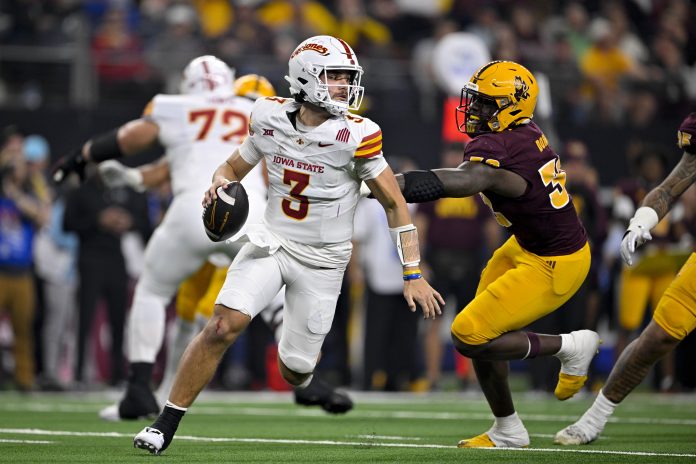 Iowa State QB Rocco Becht steps into the spotlight at the 2025 NFL Combine, showcasing his leadership as he looks to make a good impression on scouts and teams.