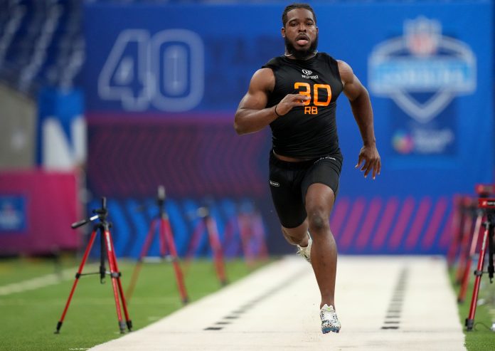 The 2025 NFL Scouting Combine saw a massive uptick in speed from a specific position group as the RB group ran the fastest times in over two decades.