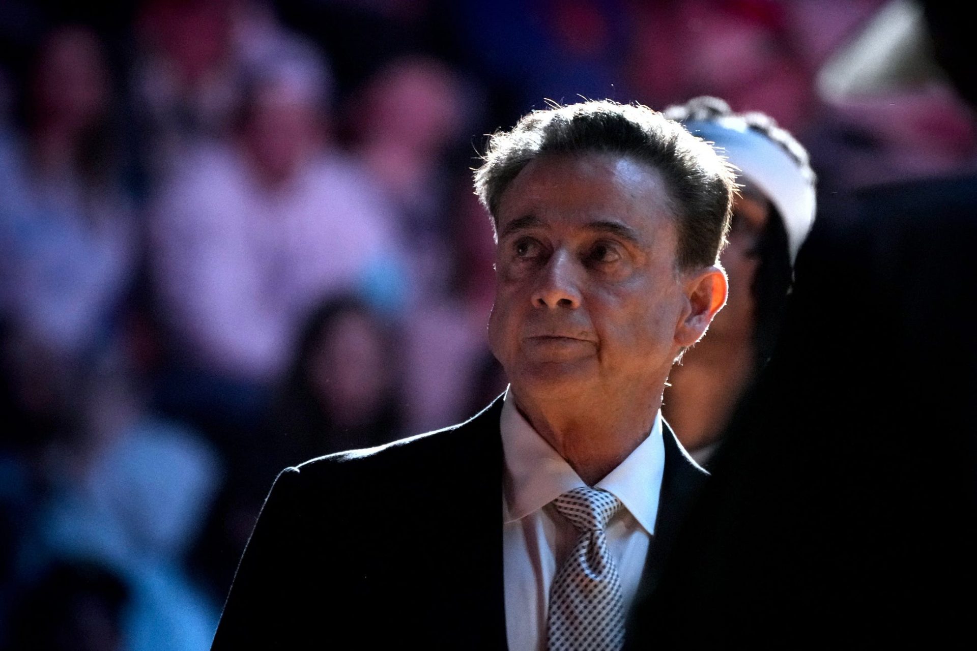 Rick Pitino's legacy is cemented as one of the greatest head coaches in basketball history, but him citing one true rival surprised those in attendance.