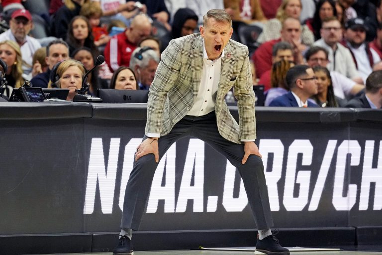 Nate Oats celebrated Alabama's historic victory over BYU, applauding Mark Sears and the team's record-breaking effort as they progress to the Elite Eight.